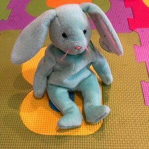Ty Blue Stuffed Bunny Toy
